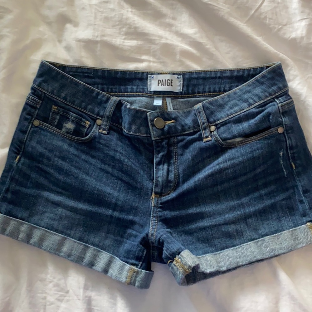 Paige denim shorts size 27